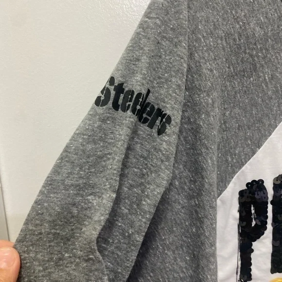 Pittsburg Steelers NFL Embellished Longsleeves Tee - Picture 4 of 6